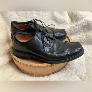 Clarks Unstructured Casual Leather Lace Up Oxford Shoe Mens Size 12